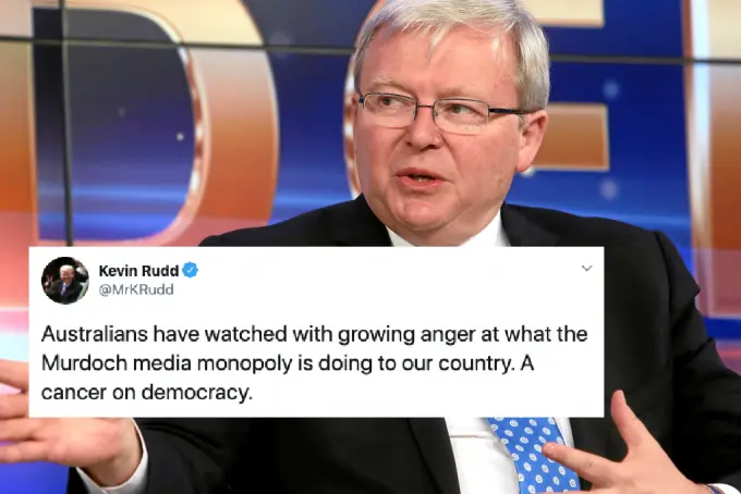 Kevin Rudd Has Launched A Petition Calling For A Royal Commission Into Murdoch Media