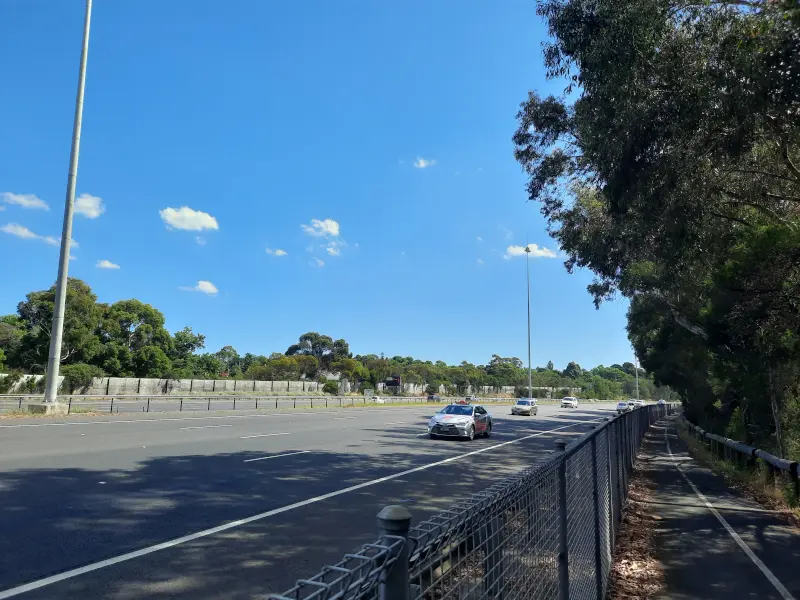 A highway on the outskirts of Melbourne