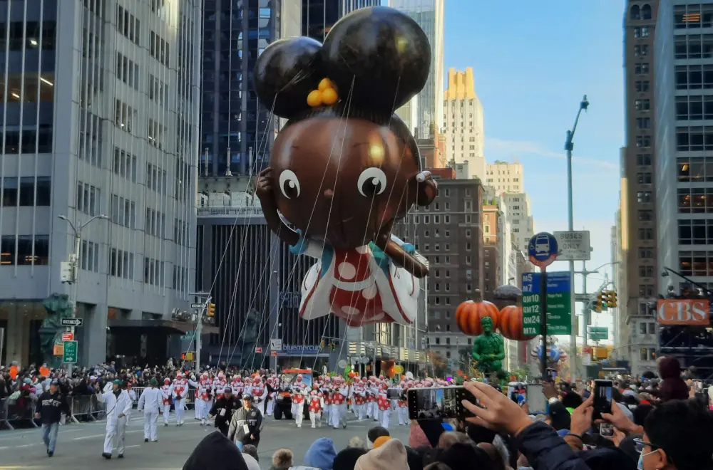 Ada Twist, manifested as a float in the Macy’s Thanksgiving Day Parade